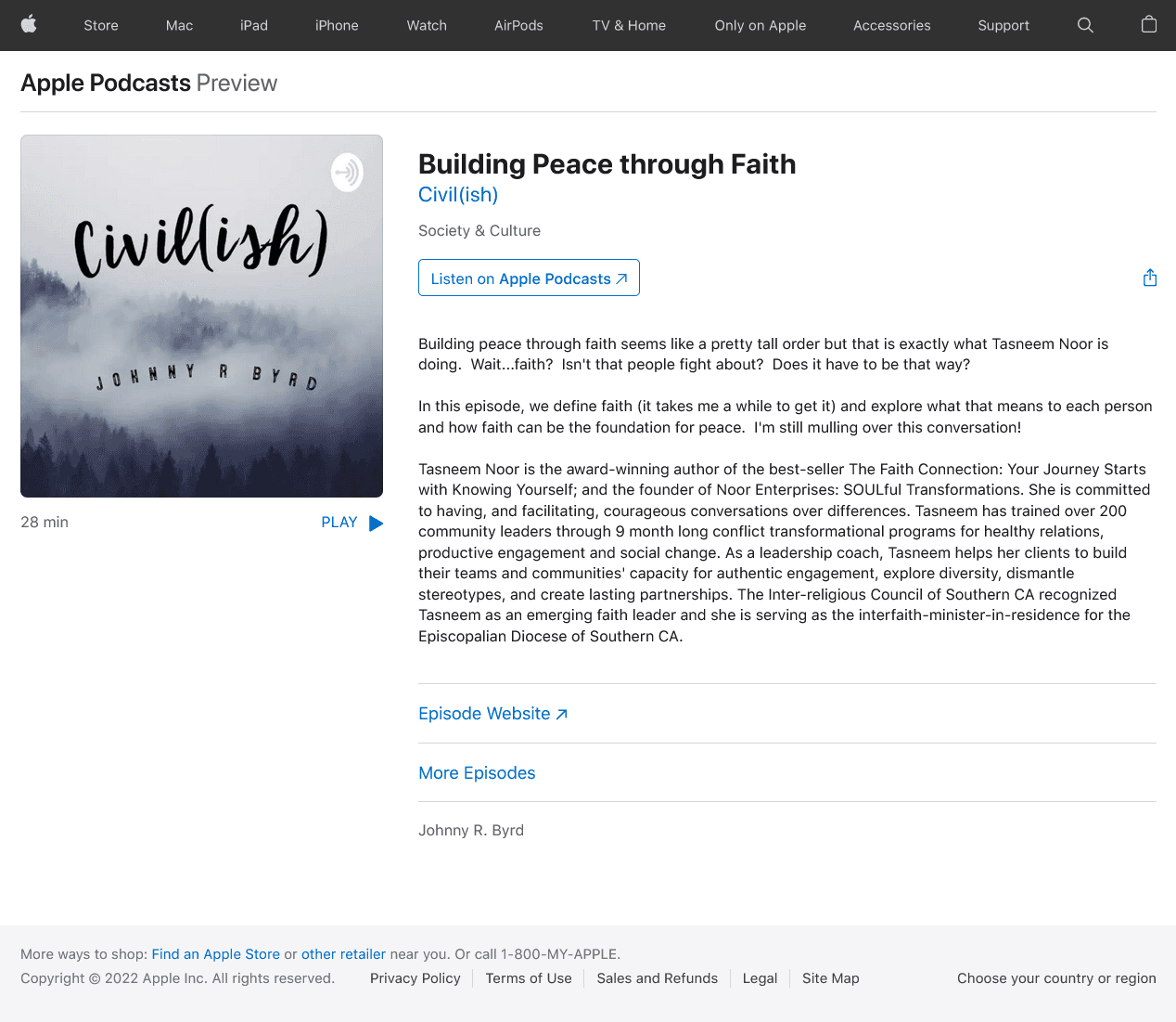 Building Peace Through Faith — Apple Podcasts